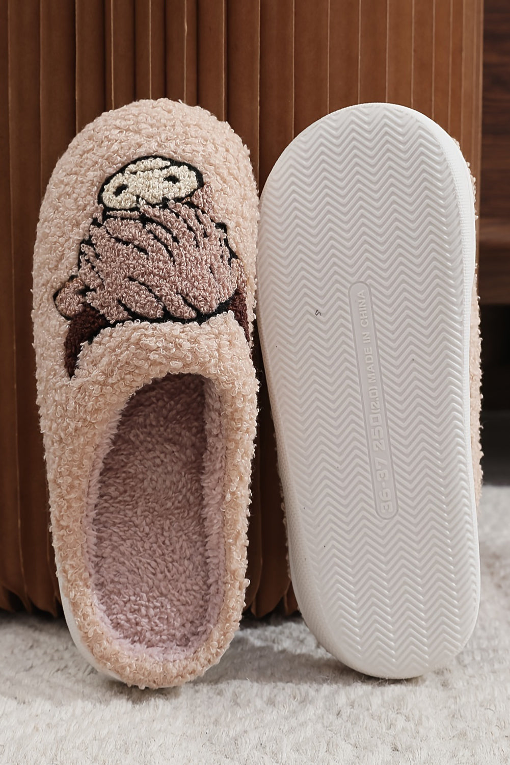 Cozy Cow Plush Slippers