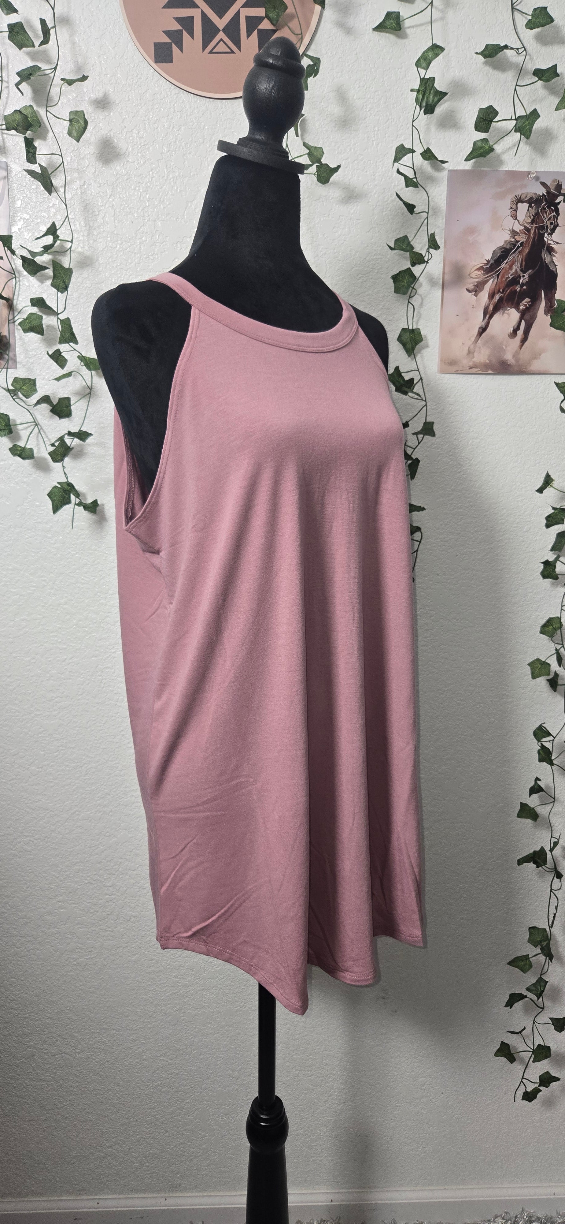 halter Neck Tank Top