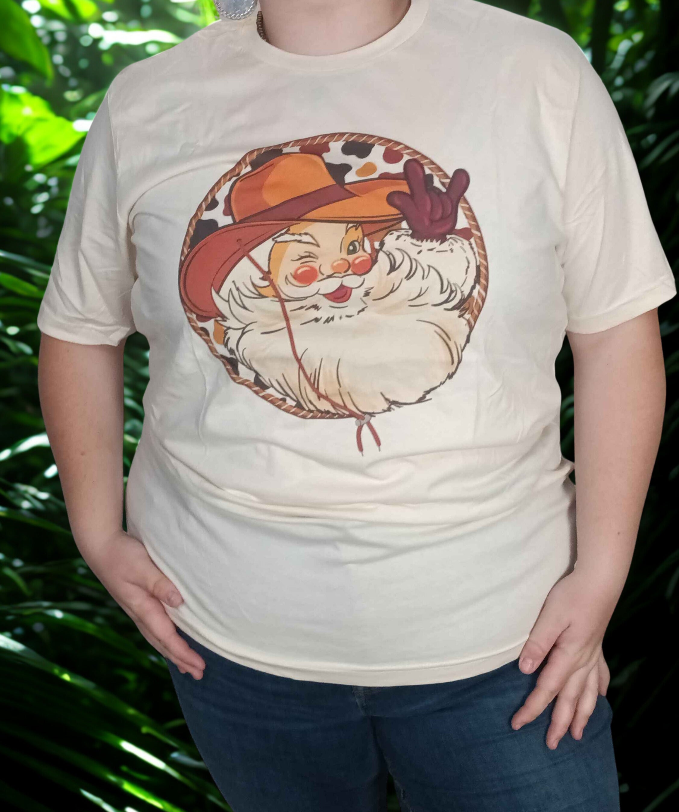 Cowboy Santa Tee